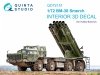 Quinta Studio QD72151 BM-30 Smerch 3D-Printed coloured Interior on decal paper (Hobby Boss) 1/72